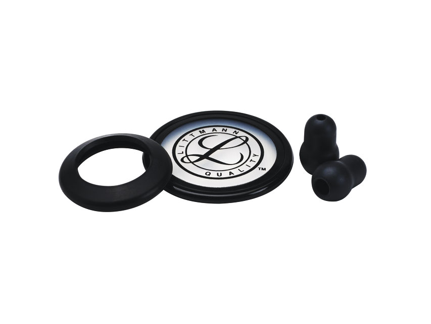 accesorii pentru kit littmann 40005: diafragma + margine + bell sleeve+ dopuri urechi pentru classic ii se negru blister