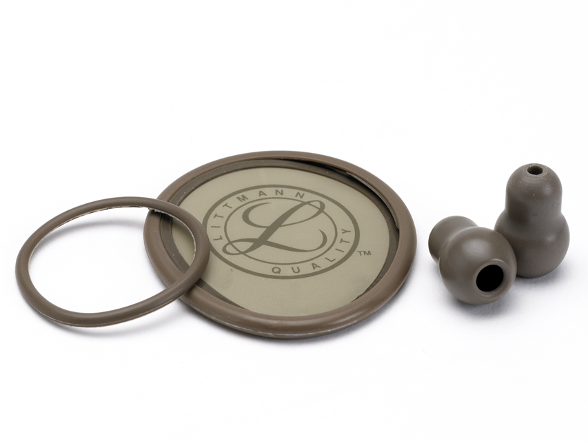 accesorii pentru kit littmann 40021: diafragma + margine + maneca clopot + dopuri urechi for lightweight maro deschis blister