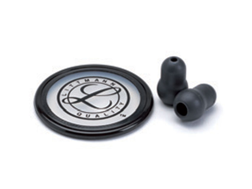 accesorii pentru kit littmann 40022: diafragma + margine + dopuri urechi pentru master classic negru blister